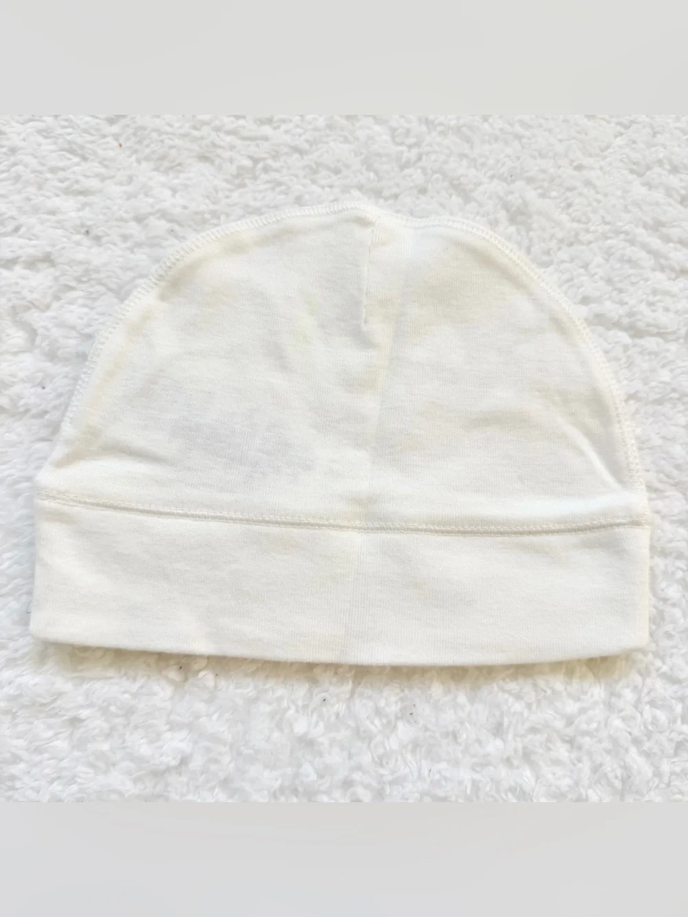 Burberry Baby Hats Unisex Girl Boy Infant 6m Nova Check White Beige Plaid